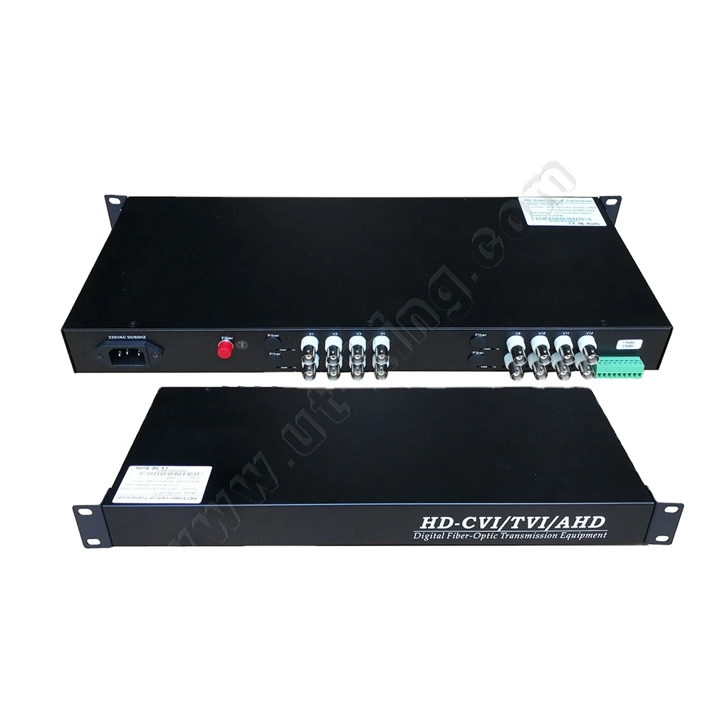 1080P HD Cvi Tvi Ahd to HDMI Fiber Optical Video Converter with RS485 Optical Transceiver for Ahd Camera Multiplexer