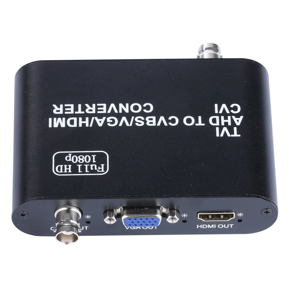 1080P 60Hz Tvi/Ahd/Cvi to CVBS/VGA/HDMI Video Converter