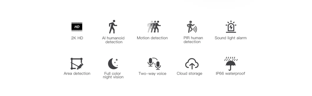 Full Color Two-Way Voice Cloud Storage WiFi Video Camera Solar CCTV Camera Wireless Supplier
